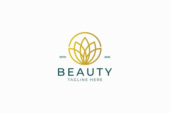 Beauty Logo Yoga and Spa Business Lotus - A Versatile Graphic Design Asset