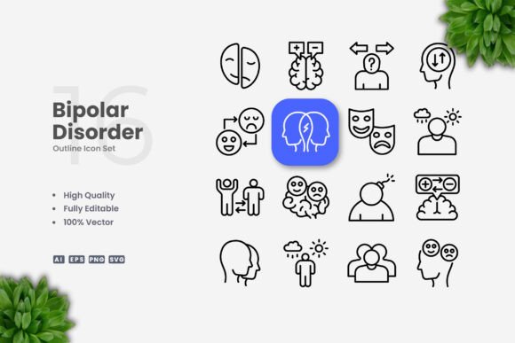 Bipolar Disor Icons Review for Embroidery Projects