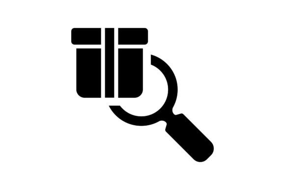Box, Product, Search Icon – A Versatile Graphic Asset for Digital Sellers