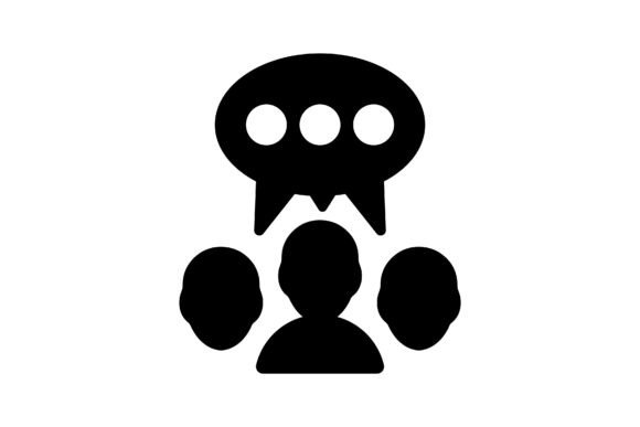 Chat, Communication, Team Icon for Branding and Graphics