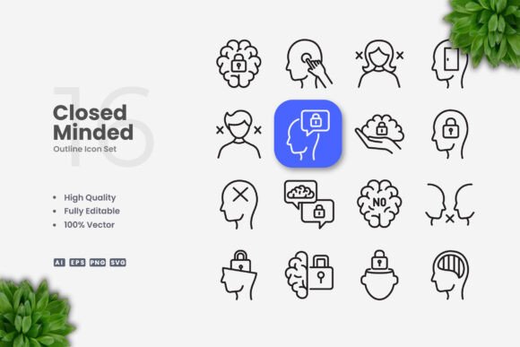 Closed Minded Icons Review for Embroidery Projects