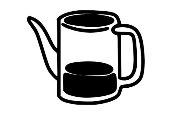 Coffee Server Graphics for Branding and Marketing