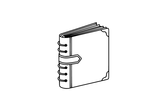 Diary Journal Clip Art for Blog and Web Design
