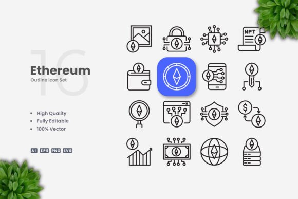 Ethereum Icons: Clean Graphics for Local Branding