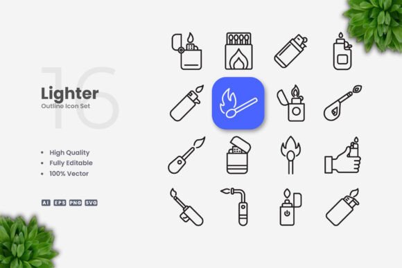 Lighter Icons: A Clean Graphic Asset for Digital Sellers