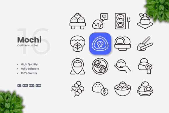 Mochi Icons - Simple Graphics for Creative Projects