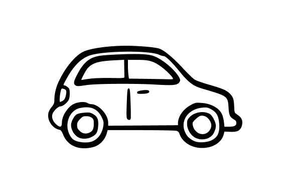 Small Car Icon: A Versatile Graphic for Digital and Print Products